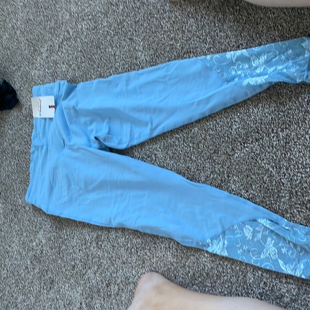Light blue with lace at the bottom brand new